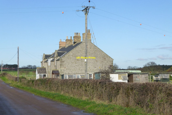 Photo 6"x4" Houses at East Fleetham Swinhoe c2013