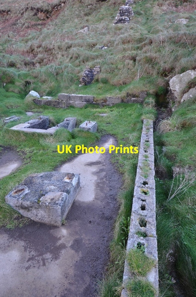Photo 6"x4" Pelton Wheel Remains - Cot Valley Nanquidno c2013