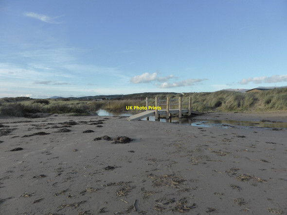 Photo 6"x4" New bridge over the stream Porthmadog c2013