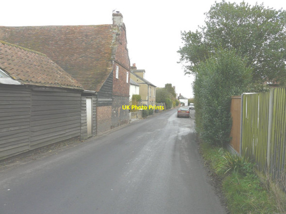 Photo 6"x4" The Street, Woodnesborough Sandwich c2013