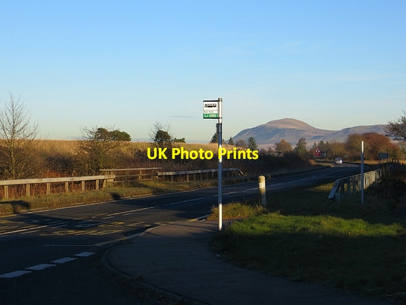 Photo 6"x4" Bus stop, Balado Dalqueich c2013