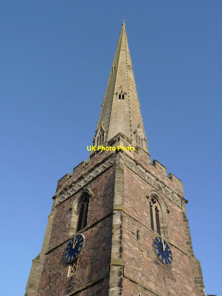 Photo 6"x4" Queniborough church spire Queniborough c2013