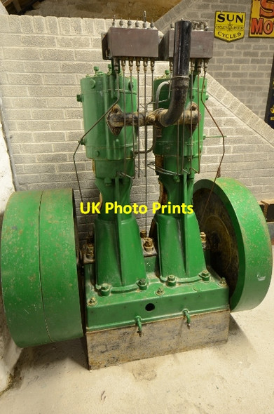 Photo 6"x4" Wheal Martyn - Two cylinder  compressor Carthew\/SX0055 c2013