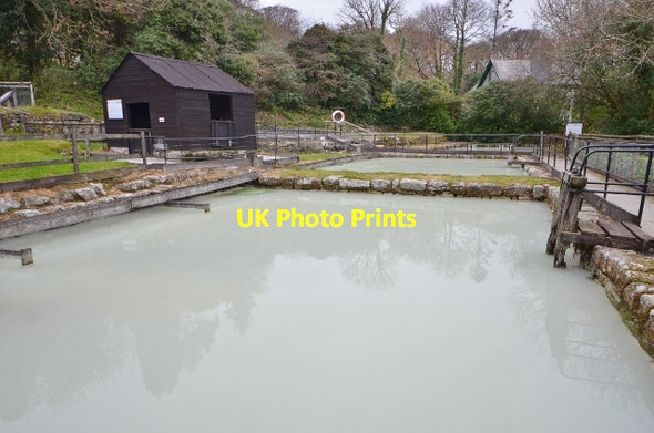 Photo 6"x4" Wheal Martyn - Mica drags Carthew\/SX0055 c2013