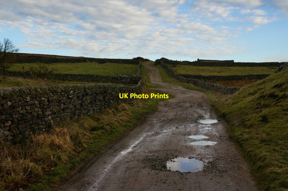 Photo 6"x4" Old Moor Lane to Grassington Moor Grassington c2013