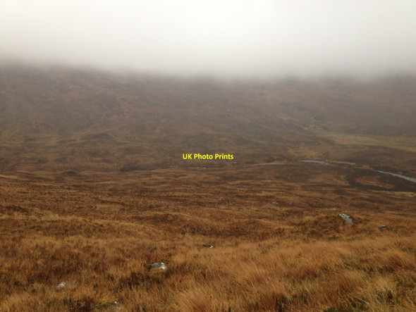 Photo 6"x4" Looking across to Allt na Lairige Moire Doire B\u00e0n c2013
