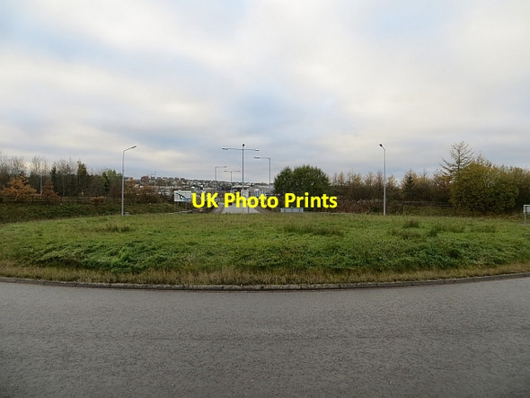 Photo 6"x4" Junction 12, M74 Lesmahagow c2013