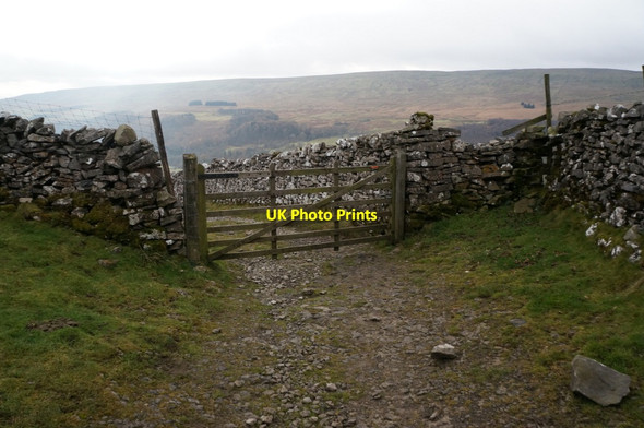 Photo 6"x4" Buckden Rake towards Buckden Hubberholme c2013