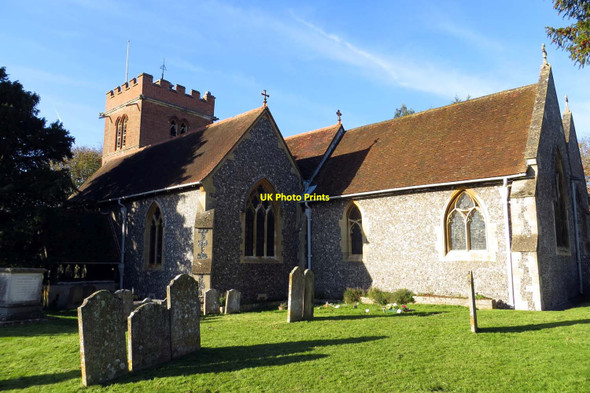 Photo 6"x4" St Nicholas Church in Hurst Hurst\/SU7973 c2013