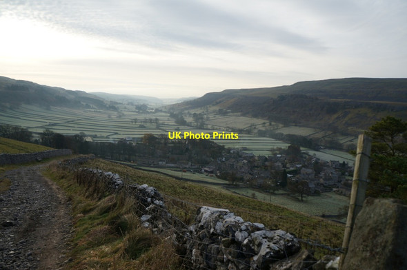 Photo 6"x4" Looking down Wharfedale from Top Mere Road Kettlewell c2013