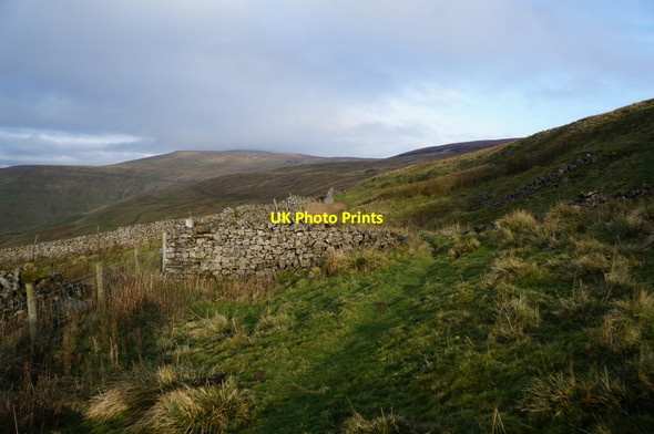 Photo 6"x4" Heading towards Starbotton Out Moor Starbotton c2013
