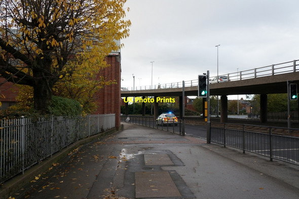 Photo 6"x4" Hessle Road at Daltry Street flyover, Hull Kingston upon Hull c2013