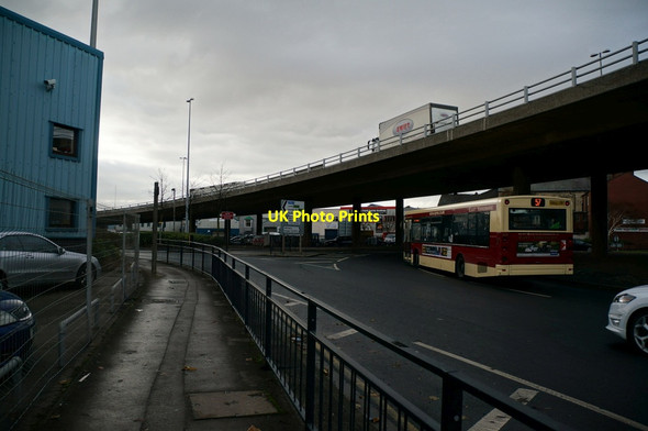 Photo 6"x4" Daltry Street flyover, A63, Hull Kingston upon Hull c2013