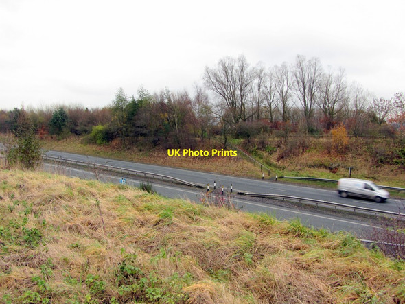 Photo 6"x4" View south over A69 from footpath North Walbottle c2013