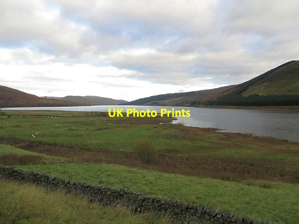Photo 6"x4" Alluvial fan, St Mary's Loch Bowerhope c2013
