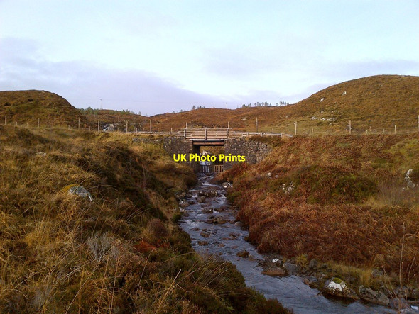 Photo 6"x4" Bridge on old A832 Lubmore c2013