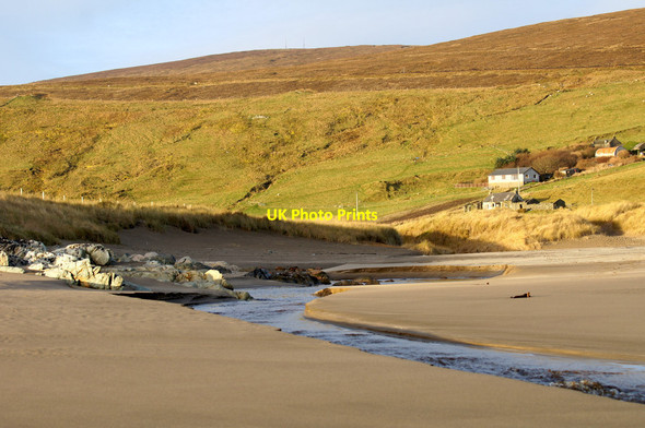 Photo 6"x4" Burn of Norwick on the beach Kirkaton c2013