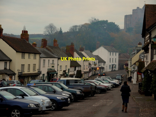 Photo 6"x4" Dunster at dusk Dunster c2013
