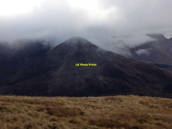 Photo 6"x4" Pap of Glencoe viewed from the summit ridge of Mam na Gualainn Glencoe\/NN1058 c2013