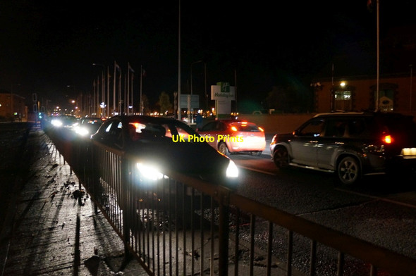 Photo 6"x4" Cars turning around due to floods Kingston upon Hull c2013