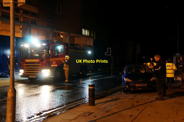 Photo 6"x4" Hull city centre under flood water Kingston upon Hull c2013