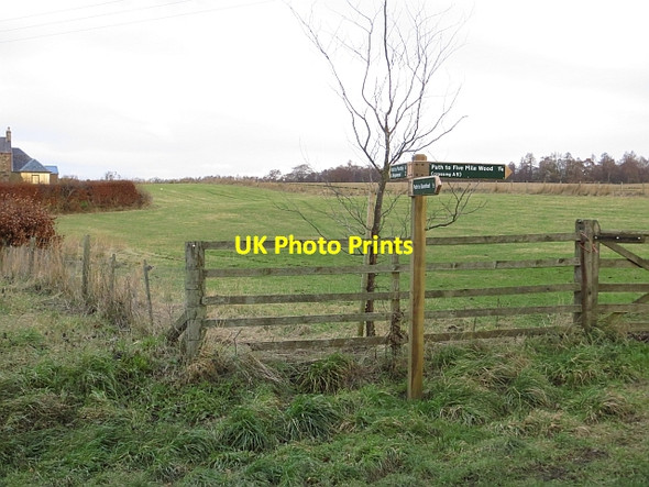 Photo 6"x4" Junction, Coltrannie Bankfoot\/NO0635 c2013