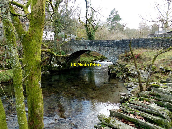 Photo 6"x4" Bridge over Great Langdale Beck, Elterwater Elterwater c2013
