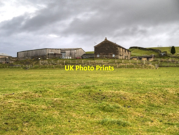 Photo 6"x4" Cow Toot Farm, Bacup Bacup c2013