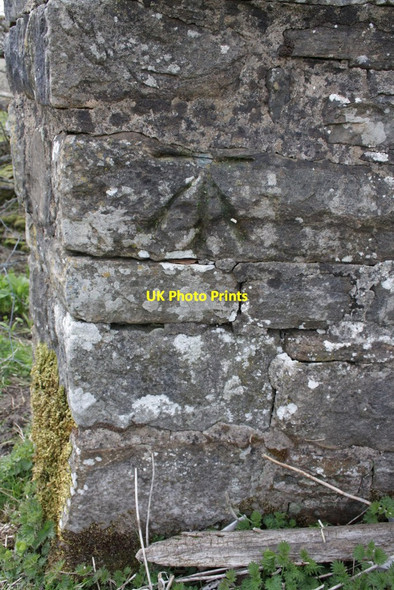 Photo 6"x4" Benchmark on the SW parapet of Hell Gill Bridge Grisdale c2013