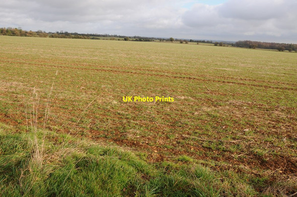 Photo 6"x4" Arable field near Ashwell Lodge Chedworth c2013