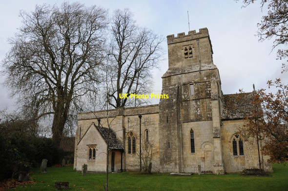 Photo 6"x4" Coln St Dennis church Calcot\/SP0810 c2013
