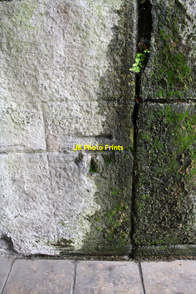 Photo 6"x4" Benchmark on railway bridge HUL4\/1, Swinegate Leeds\/SE3034 c2013
