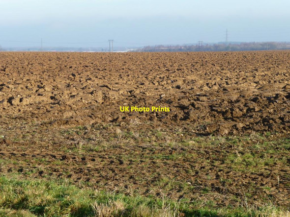 Photo 6"x4" Newly ploughed field, west of Peckfield House Farm Garforth c2013