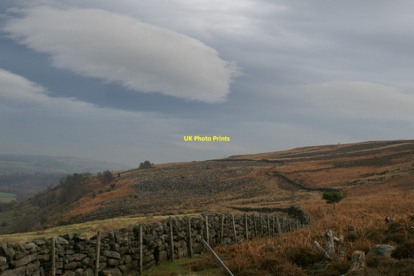 Photo 6"x4" Boundary wall Glaisdale valley side Glaisdale\/NZ7705 c2013