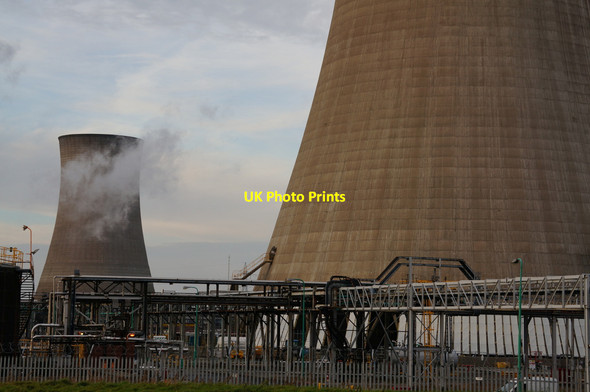 Photo 6"x4" Cooling Towers at Saltend Salt End c2013