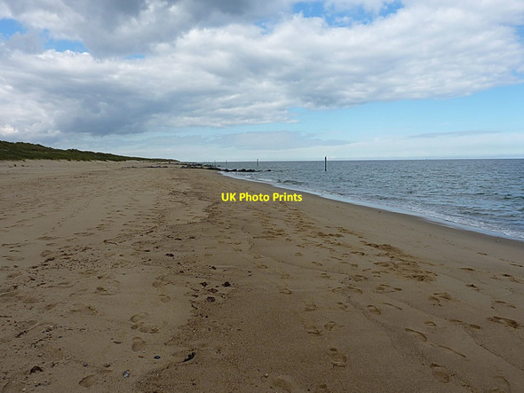 Photo 6"x4" Deserted beach near Winterton Ness East Somerton c2013