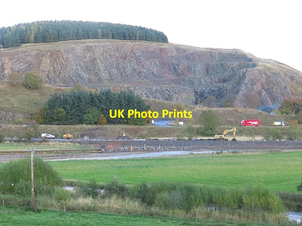Photo 6"x4" Hazelbank Quarry Fountainhall\/NT4249 c2013