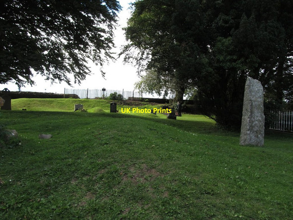 Photo 6"x4" The graveyard of the deconsecrated St Patrick's CoI Parish Church at Tara Tara\/N9458 c2013