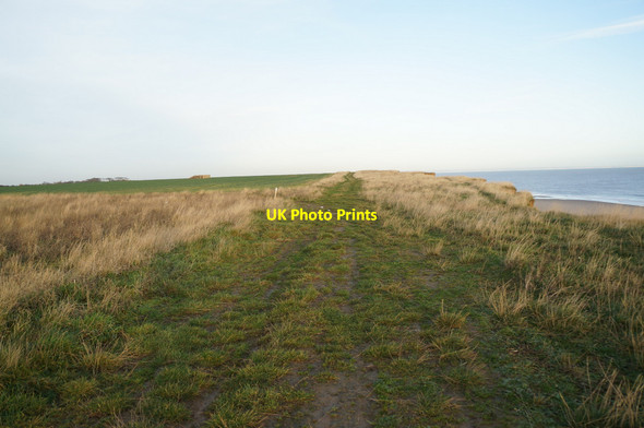 Photo 6"x4" Heading north towards Atwick Cliffs Atwick c2013