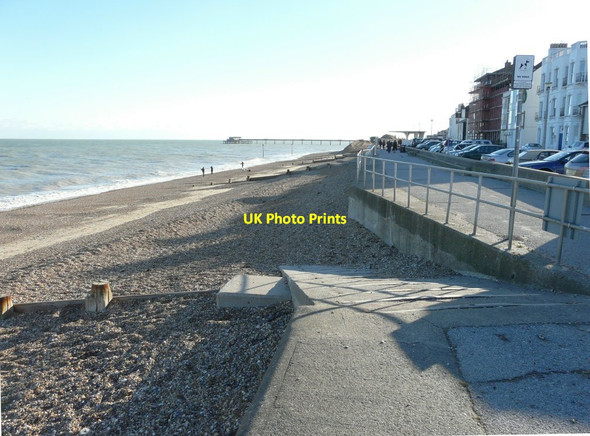Photo 6"x4" Slipway to Deal beach Deal c2013