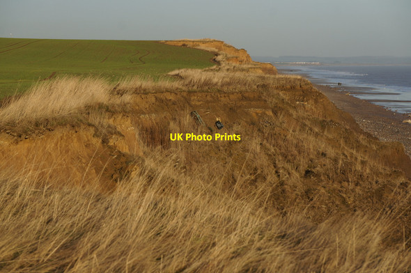 Photo 6"x4" Coastal erosion, Atwick Cliff, Holderness Atwick c2013