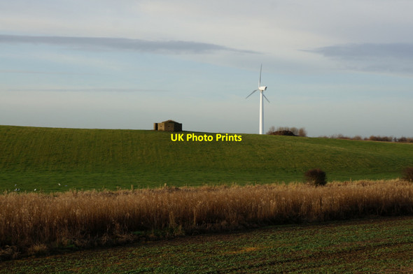 Photo 6"x4" Pillbox at The Hold near Withow Gap, Holderness Skipsea Brough c2013