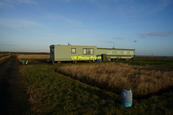 Photo 6"x4" Caravans at Skipsea Cliff, Holderness Skipsea c2013