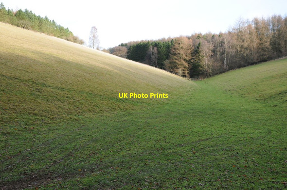 Photo 6"x4" Cotswold valley Hilcot c2013