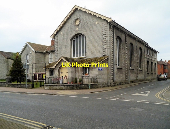 Photo 6"x4" United Reformed Church, Street Street\/ST4836 c2013