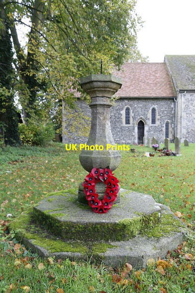 Photo 6"x4" Wreath on the Sundial North Stoke\/SU6186 c2013