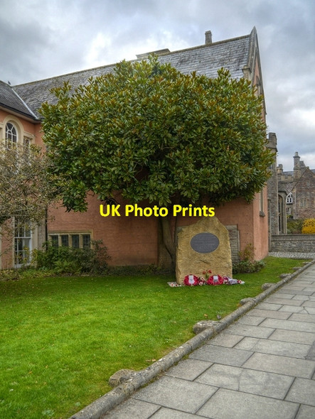 Photo 6"x4" Cathedral Green, Memorial to Harry Patch Wells c2013