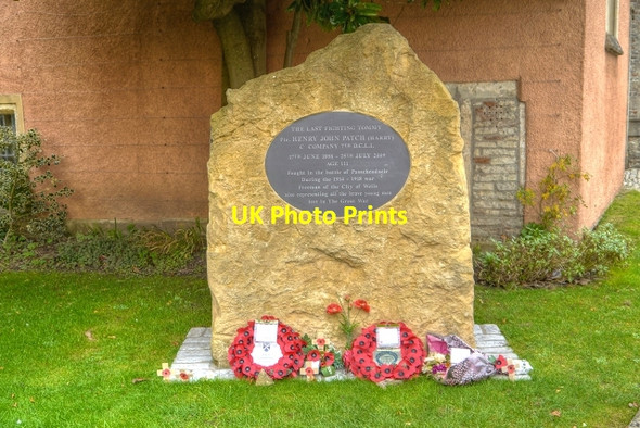 Photo 6"x4" Harry Patch Memorial Wells c2013