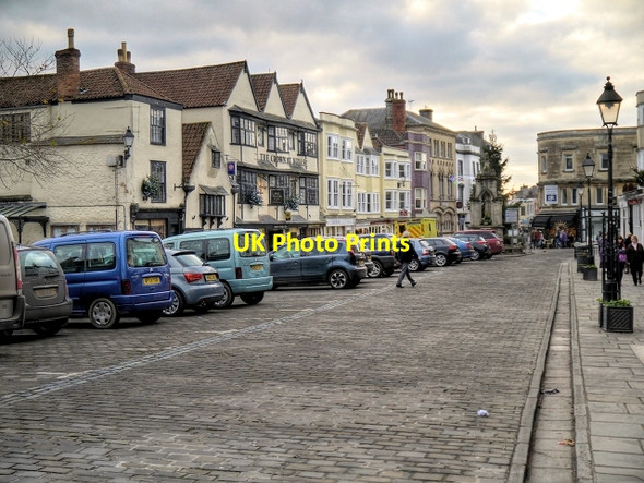Photo 6"x4" Market Place, Wells Wells c2013