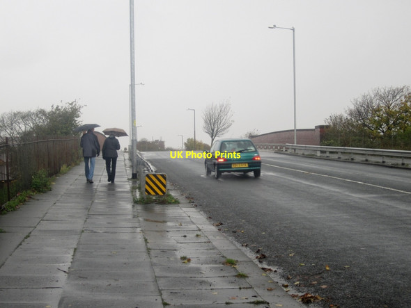 Photo 6"x4" Bridge over the Railway, Morecambe Morecambe c2013